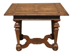 Dutch Marquetry Center Table, 1840s