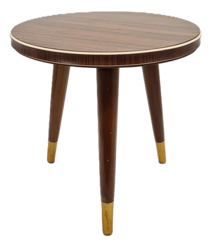 Rockabilly Side Table in Laminated Wood, Germany, 1970s