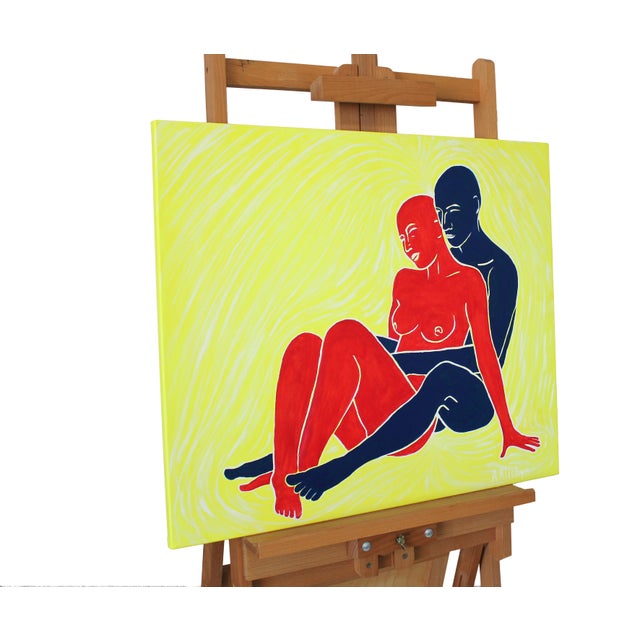 Figurative Andriy Klishyn Magnetism — Original Oil Painting on Canvas Contemporary Figurative Ar For Sale - Image 3 of 4