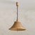 Mid-Century Modern 1970s French Wood + Rattan Pendant For Sale - Image 3 of 11