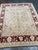 6ft 4in × 8ft 5in Hand-Knotted Pak-Veg Floral Border Area Rug For Sale - Image 10 of 12