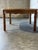 1970s Oak Inset Tile Top Oval Coffee Table With Scalloped Apron Vintage Mid-Century Modern 1970s For Sale - Image 5 of 10