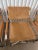 1970s Set 6 Chrome and Wood Cal Style Directors Dining Chairs For Sale - Image 4 of 4