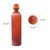 Glass Mercer Glass Capped Bottle in Tangerine- Tall For Sale - Image 7 of 9