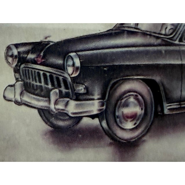 Off-white Miniature Volga Etching in Thick Off White Matte, Metal Framed For Sale - Image 8 of 12