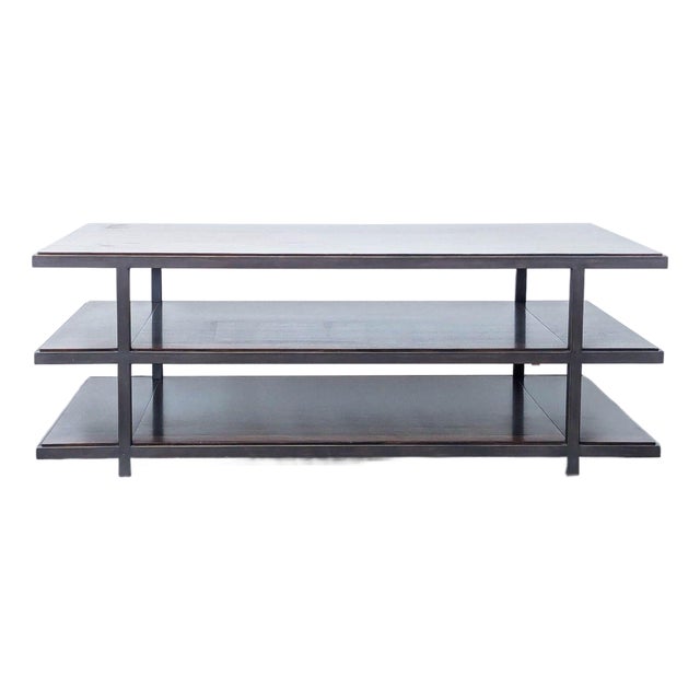Restoration Hardware Three Tier Coffee Table For Sale