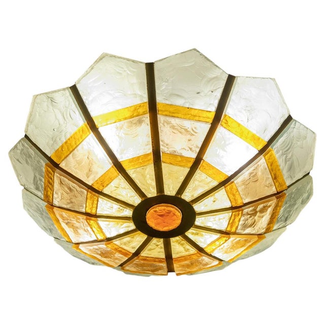 Vintage Polychrome Murano Glass Chandelier, 1970s For Sale - Image 13 of 13