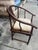 Mid 20th Century Michael Taylor for Baker Asian Inspired Horseshoe Back Single Chair For Sale - Image 6 of 12