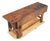 Vintage Hardwood Carpenter's Workbench With Vice For Sale