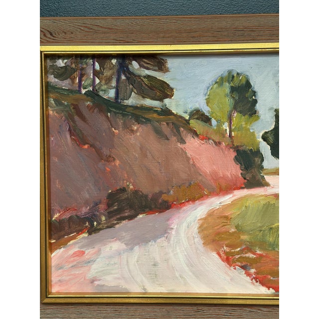 Bente Bjerregaard, Warm Day, France, 1982, Oil on Canvas, Framed For Sale - Image 17 of 18