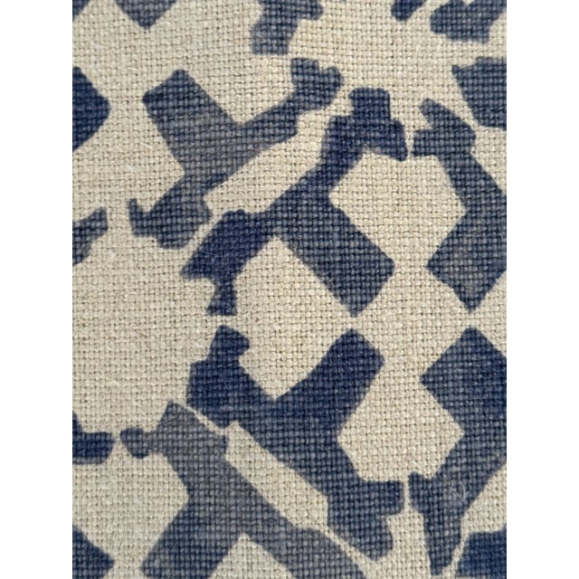 American Peter Dunham "Orcha" Backed Linen - 3 Yards For Sale - Image 3 of 6