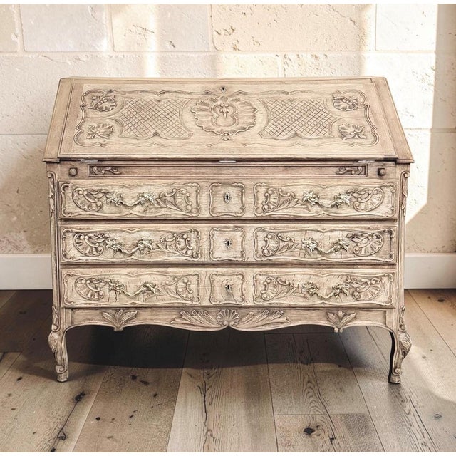 Created during the 18th century, this French Régence period secretary desk reflects the refined cabinetmaking traditions...