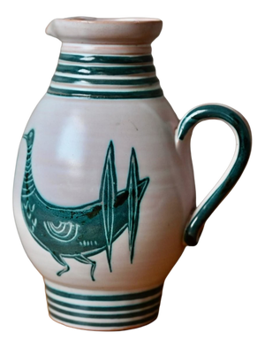 Ceramic Pitcher Vase by Yvon Roy, 1950s
