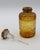 Art Deco Circa 1920s Czech Gilt Brass & Cut Glass Perfume Bottle For Sale - Image 3 of 9