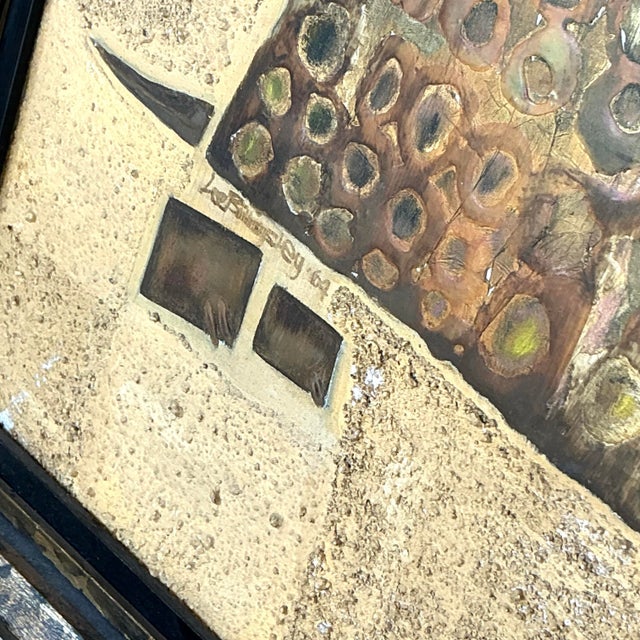 Mid-Century Modern Vintage Boho 1964 Original Mixed Media Armadillo For Sale - Image 3 of 6