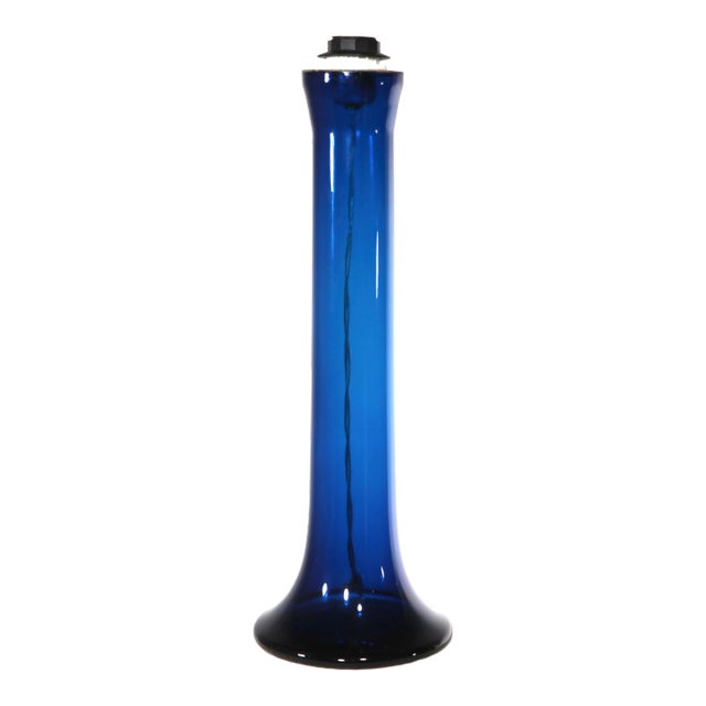 Swedish Modern Glass Lamp Base by Uno & Osten for Luxus For Sale