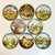 1991 Vintage Rustic European Boho Chic Russian Palace Decorative Wall Plates - Set of 8 For Sale - Image 6 of 13