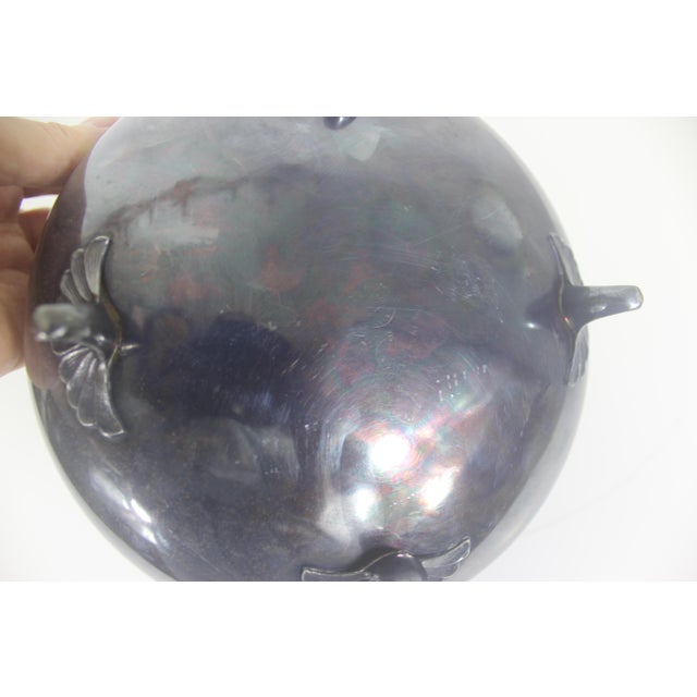 Vintage Silverplate Footed Centrepiece Bowl For Sale - Image 9 of 10