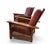 Late 20th Century Stickley Spindle Reclining Leather Morris Chairs, a Pair For Sale - Image 5 of 18