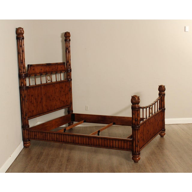 High Quality American Made Queen Size Poster Bed From The Tommy Bahama Furniture Collection. Constructed With Solid Wood,...