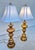 Pair of Monumental 1920s Italian Carved Giltwood Pineapple Table Lamps - 36" Tall Hollywood Regency For Sale - Image 10 of 18