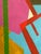 Large Color Block Geometric Acrylic Painting – Modern Abstract Canvas Art For Sale - Image 9 of 11