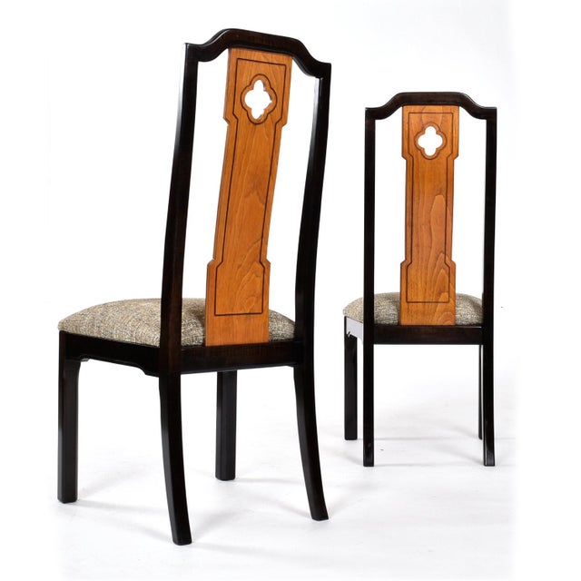 This listing is for 6 dining chairs. The dining table shown in NOT INCLUDED. Set of six vintage Nineteen-Laties...