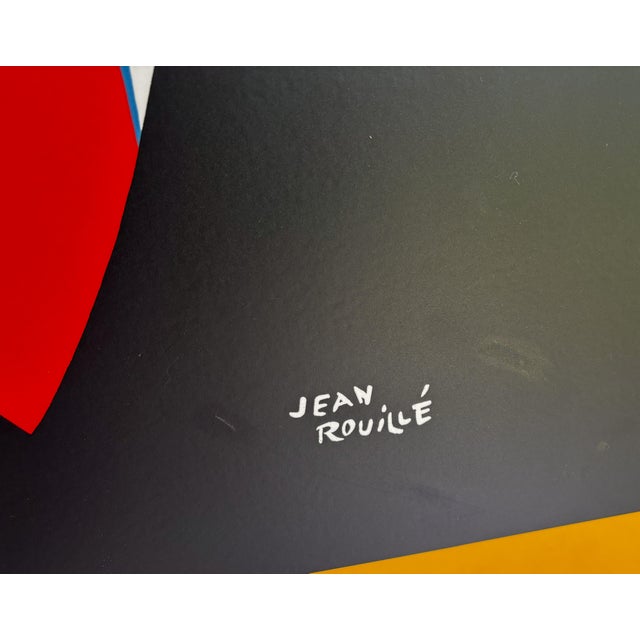 Jean Rouille' 1930s "Le Cravate" the Tie Poster--Wood ColorPlak-Mounted For Sale - Image 13 of 14
