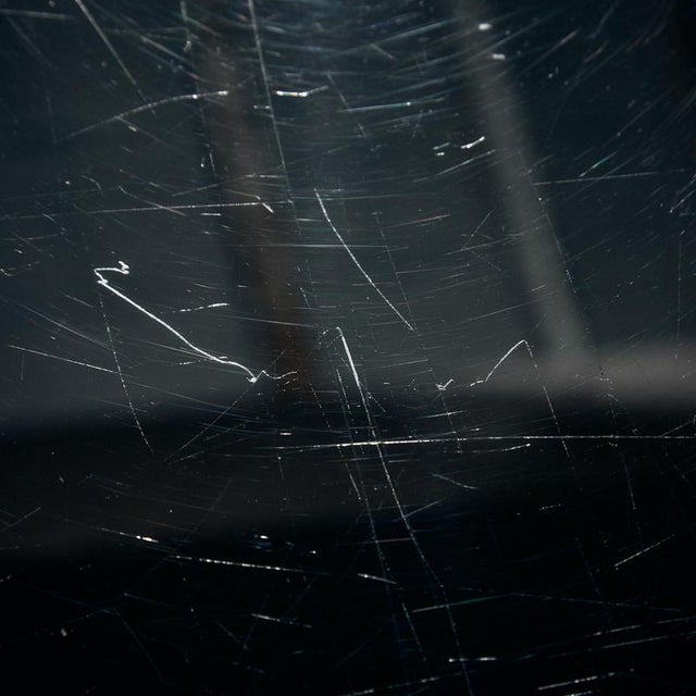 Metal Glass and Steel Dining Table by Max Sauze, 1970s For Sale - Image 7 of 12