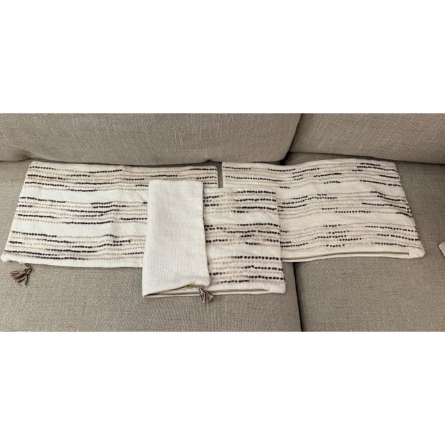 Serena & Lily Serena & Lily Pryce Lumbar Pillow Covers, Set of Three For Sale - Image 4 of 12