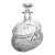 French Legras Pressed Molded Satin Glass Liquor Decanter For Sale - Image 3 of 7