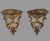 Gold Antique Pair Carved Giltwood Rococo Wall Bracket Shelves Italian Style 11” For Sale - Image 8 of 12