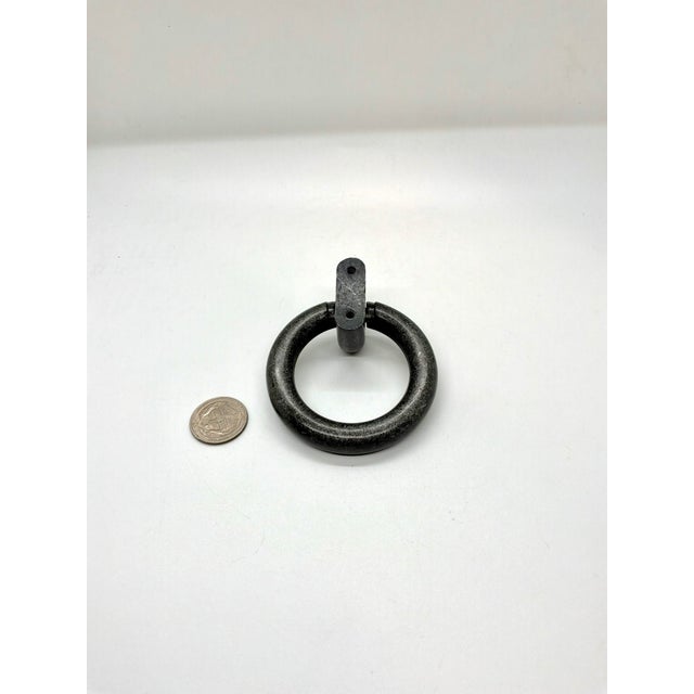 Henredon Henredon Ring Pull Antique Black. For Sale - Image 4 of 4
