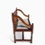 1970s Vintage Spindle Back Wood Settee With Floral Cushions For Sale - Image 5 of 16