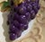 Realism Vintage Trompe L’Oeil 3d Fruit / Cheese Grapes Plate For Sale - Image 3 of 7