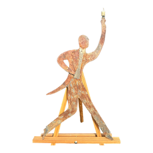20th Century Artisan Steel Figure of a Gentleman