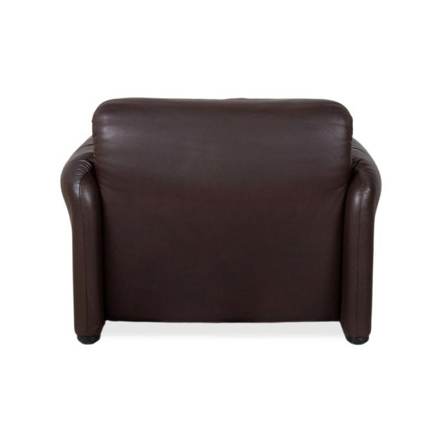 Maralunga Chairs in Leather from Cassina, Set of 2 For Sale - Image 13 of 16