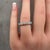 Early 21st Century 1.79ct Lab Grown Diamond Eternity Ring F vs 14k White Gold Size 4.5 For Sale - Image 5 of 6