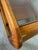 Wood 1970s Mid-Century Modern Lou Hodges Oak & Smoked Glass Top Side Table For Sale - Image 7 of 12