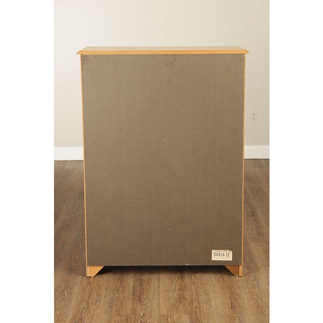 Stanley Furniture Pine and Wicker Chest of Drawers For Sale - Image 15 of 18