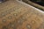 1950s Hand-Knotted Vintage Ottoman Style Rug in Beige-Brown, Blue All Over Pattern For Sale - Image 5 of 9