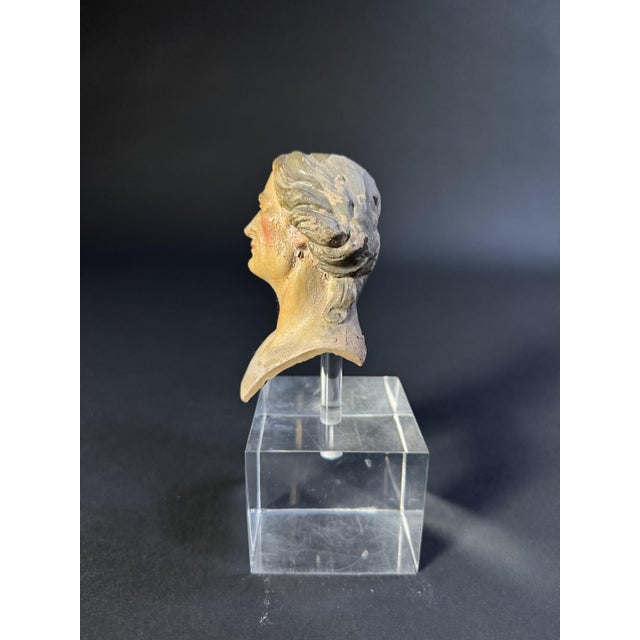 Ceramic Head of a Neapolitan Nativity Scene Puppet, Late 18th Century For Sale - Image 7 of 13
