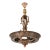 1930's French Bronze Chandelier For Sale