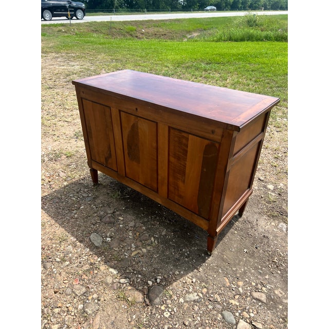 French 19th Century Louis XVI Mahogany Chest of Drawers For Sale - Image 9 of 12
