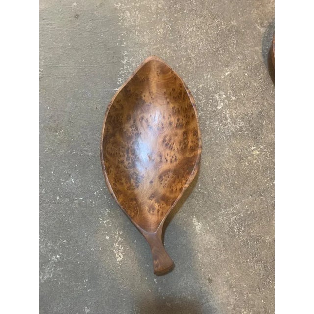 Moroccan Wooden Fish Dish For Sale - Image 3 of 9