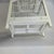 Vintage White Wood and Wire Decorative Birdcage Shabby Chic For Sale - Image 9 of 12
