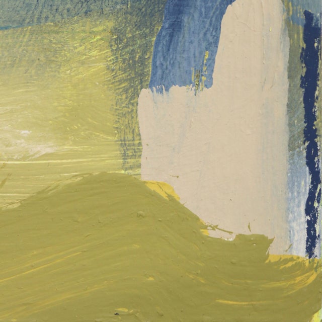 Taupe Taupe 2 - Abstract Colorful Cool Tone Painting on Paper Original Artwork by Elisabeth Grace For Sale - Image 8 of 9