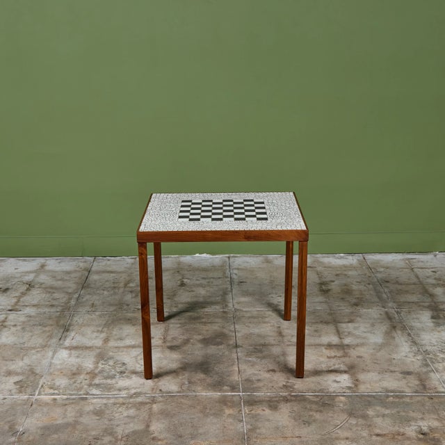 Ceramic Tile Chess Table in the Style of Gordon & Jane Martz For Sale In Los Angeles - Image 6 of 18