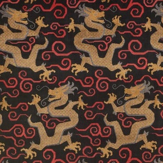 Sample - Schumacher Bixi Velvet Fabric in Onyx For Sale