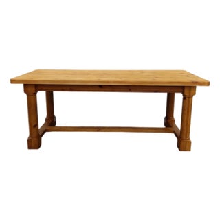 Vintage Farmhouse Style Dining Table For Sale